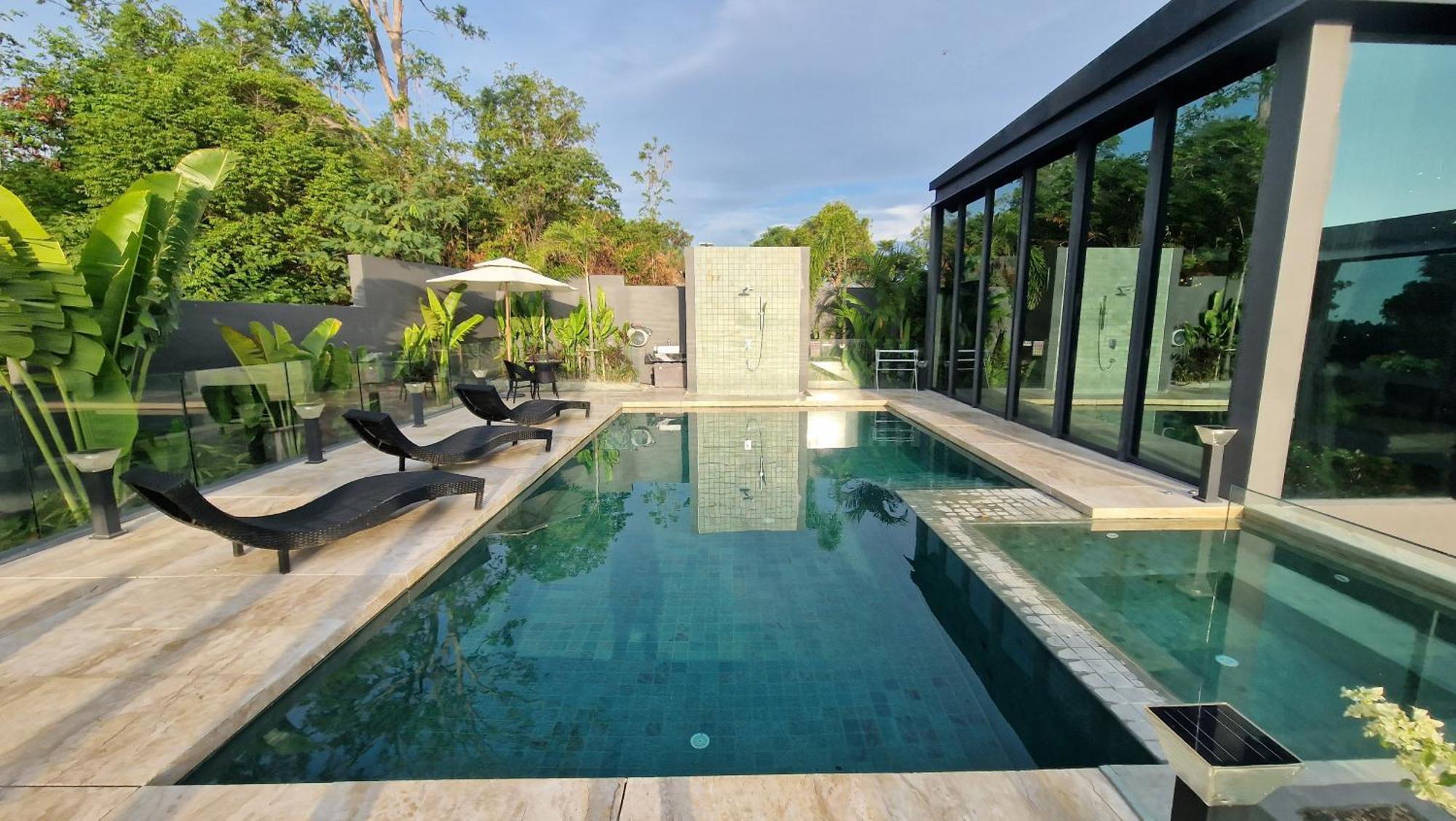 Villa Obsidian, With Staff, Sea View And Walk To Choeng Mon Beach Exterior foto